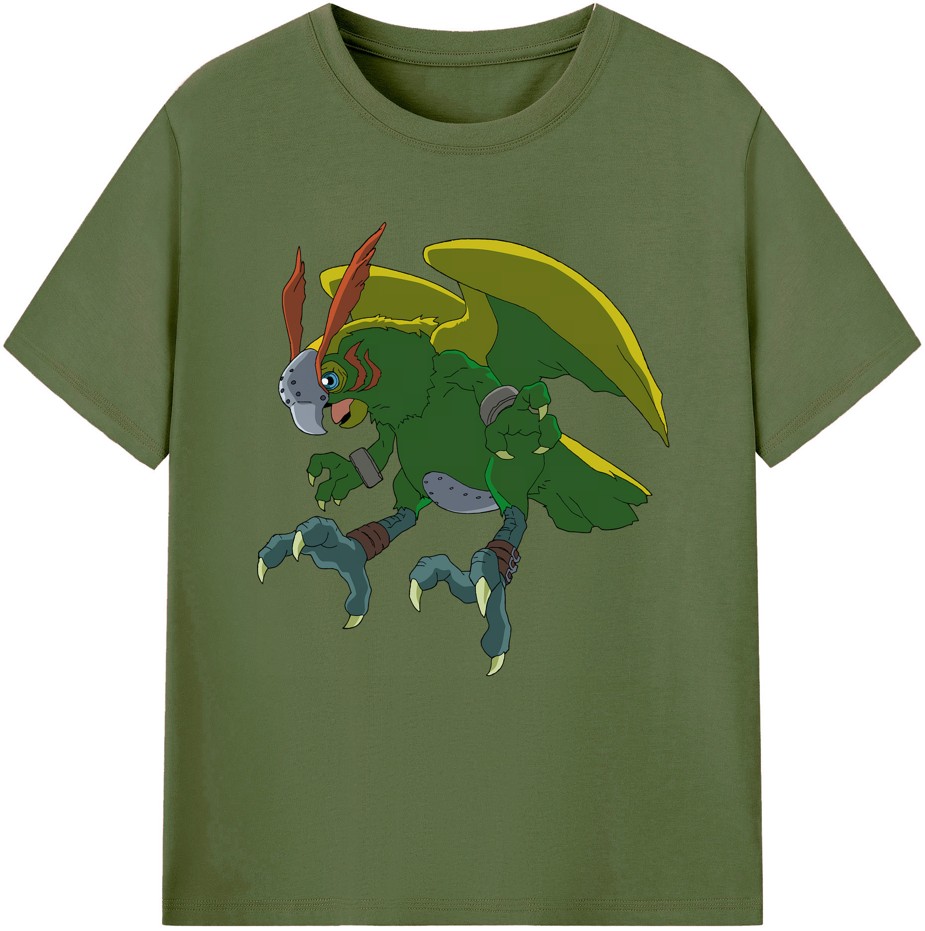 （画像用） Digimon デジタルモンスター/デジモン 綿100％半袖Tシャツ（フロントプリント）